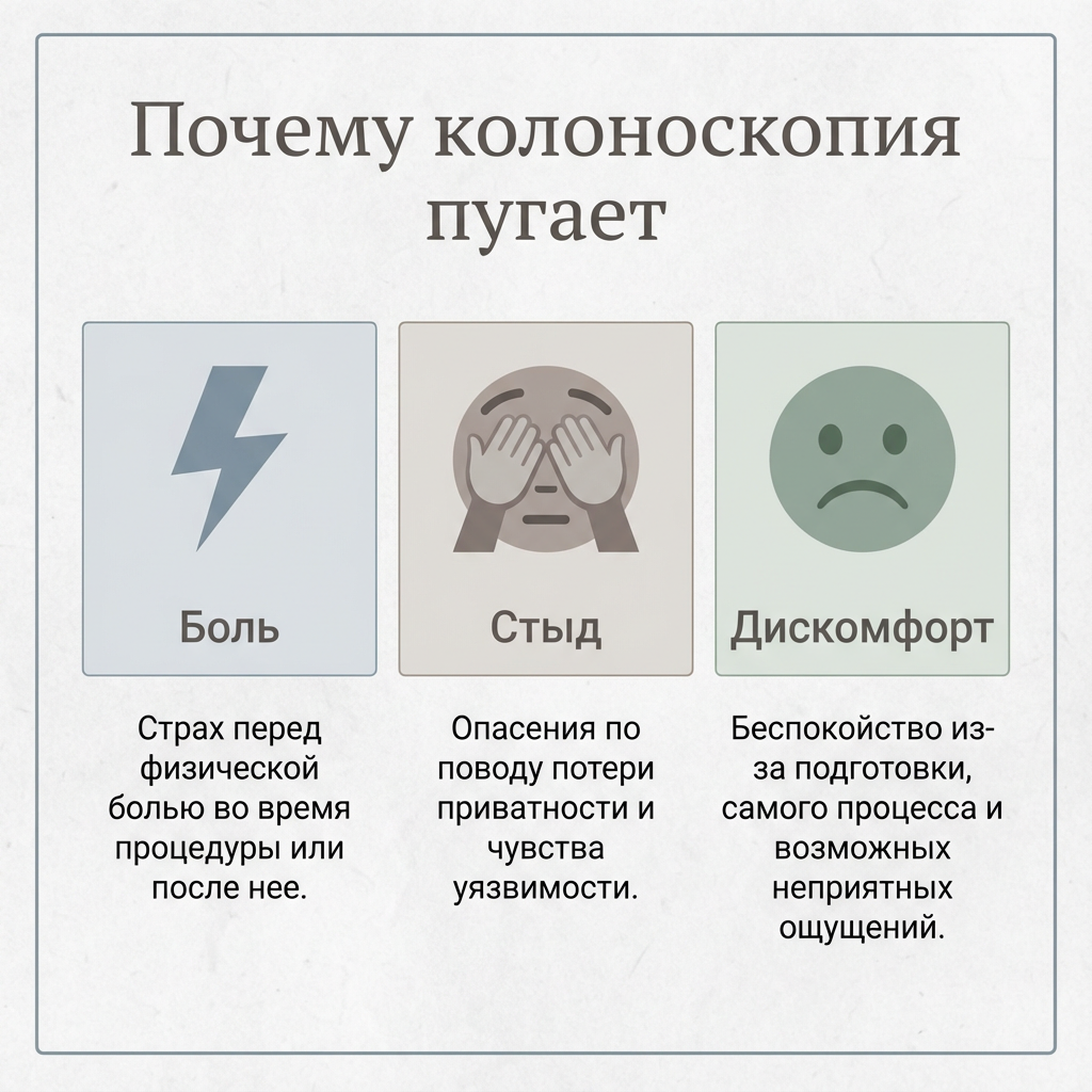 Инфографика страхов пациентов
