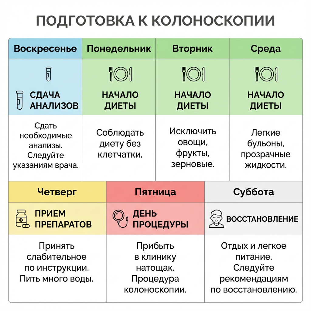 Календарь подготовки