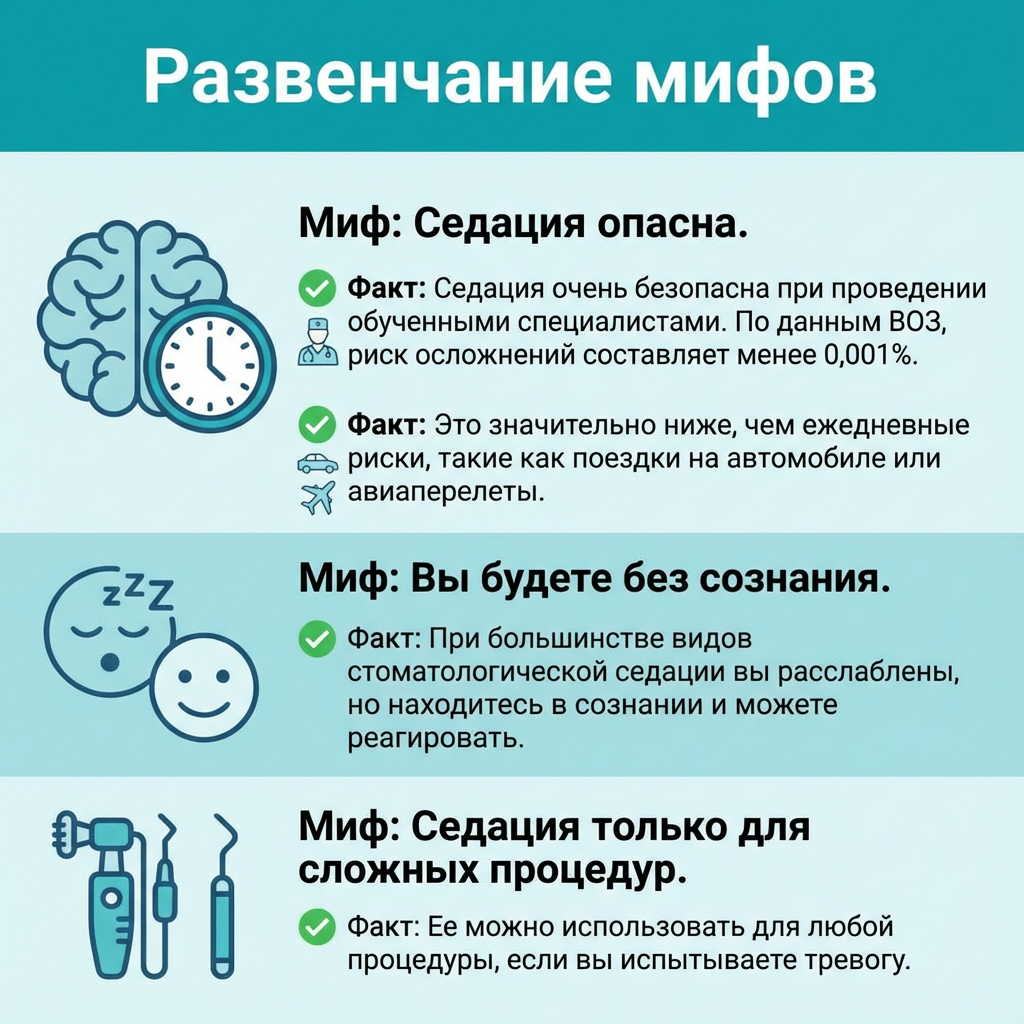 Безопасность седации