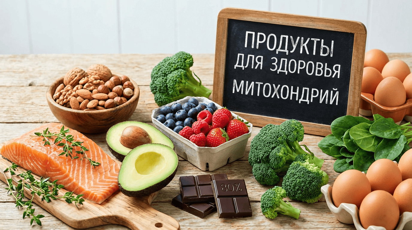 Продукты для здоровья митохондрий