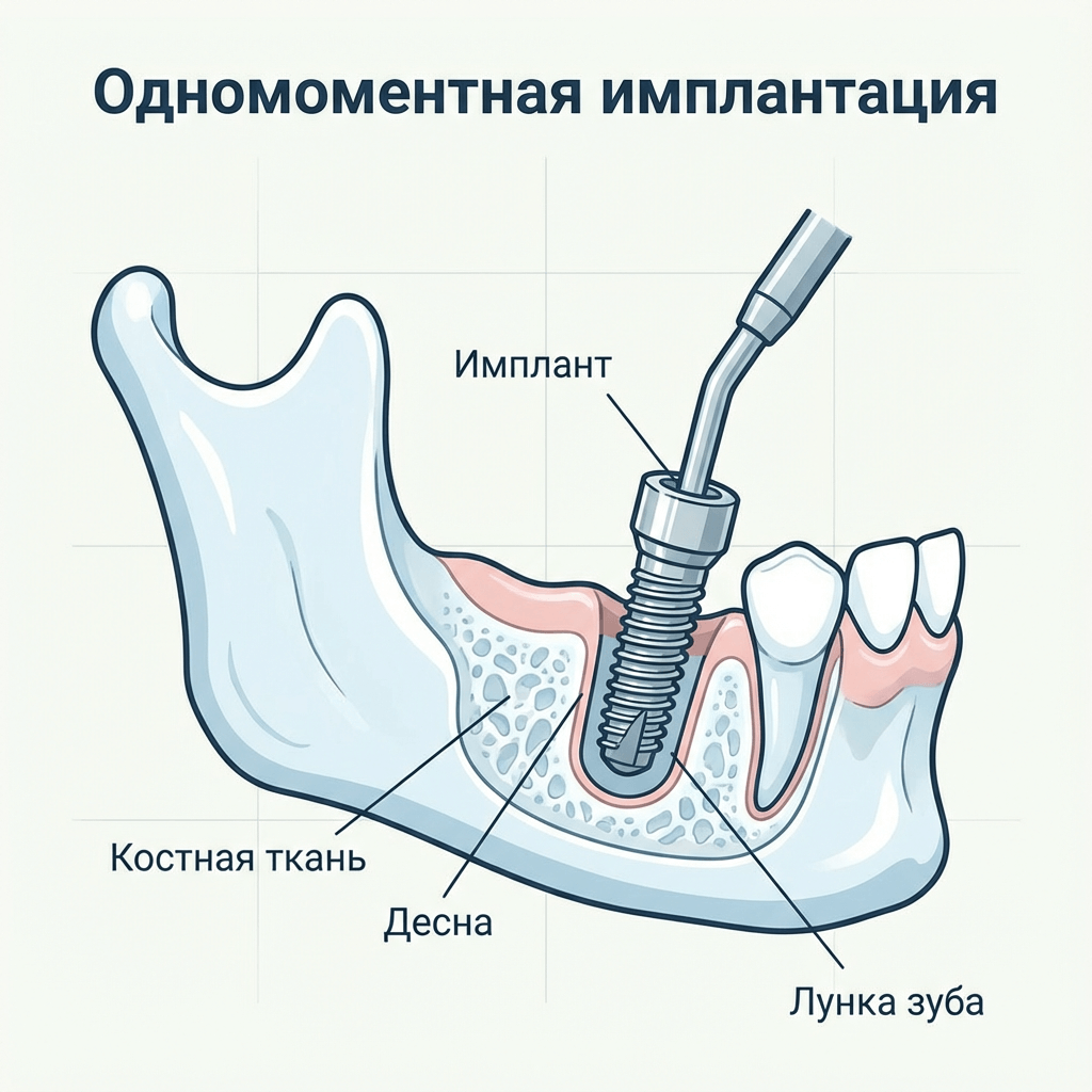 Немедленная нагрузка импланта