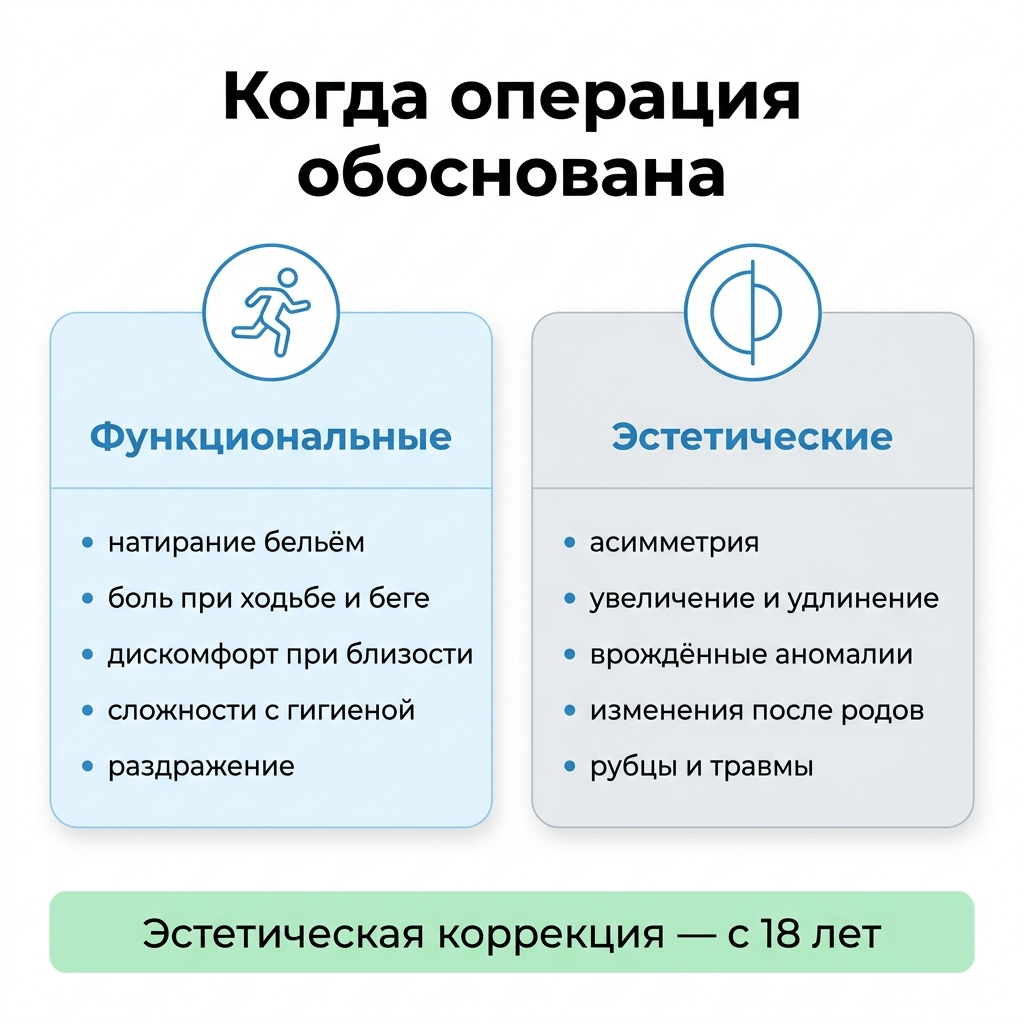 Названия операций интимной пластики: лабиопластика, вульвопластика, вагинопластика