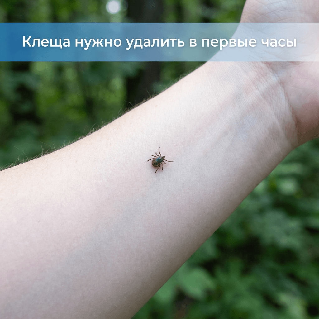удаление клеща у человека в Подольске