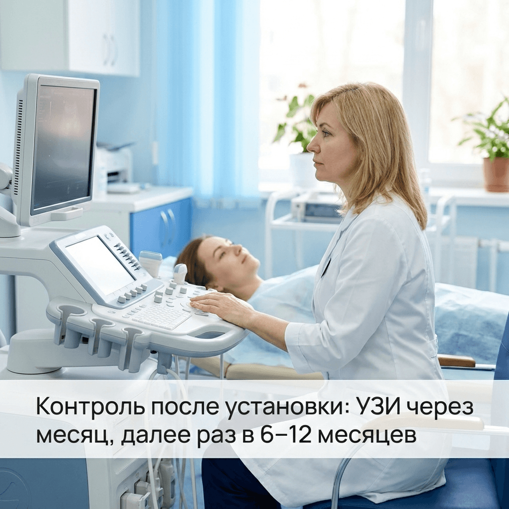 рекомендации после установки внутриматочной спирали