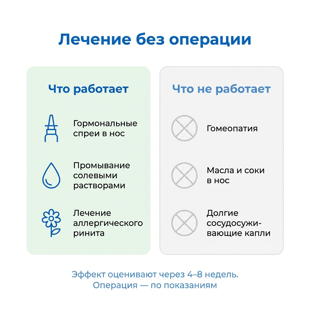 Лечение аденоидов у детей без операции