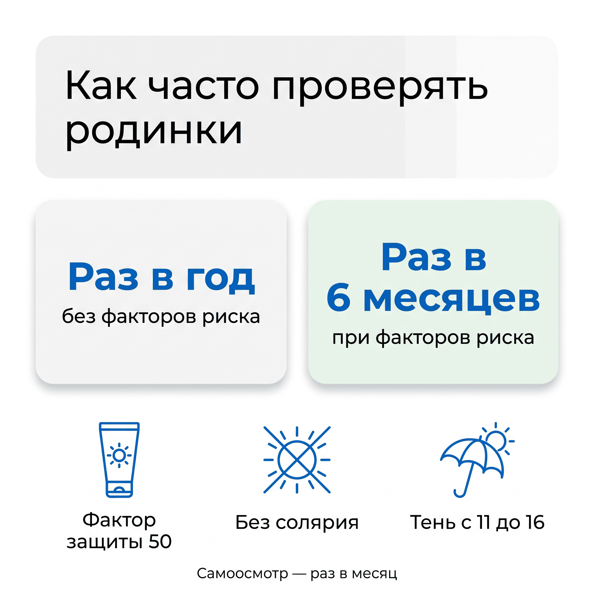 Как снизить риск меланомы — профилактика