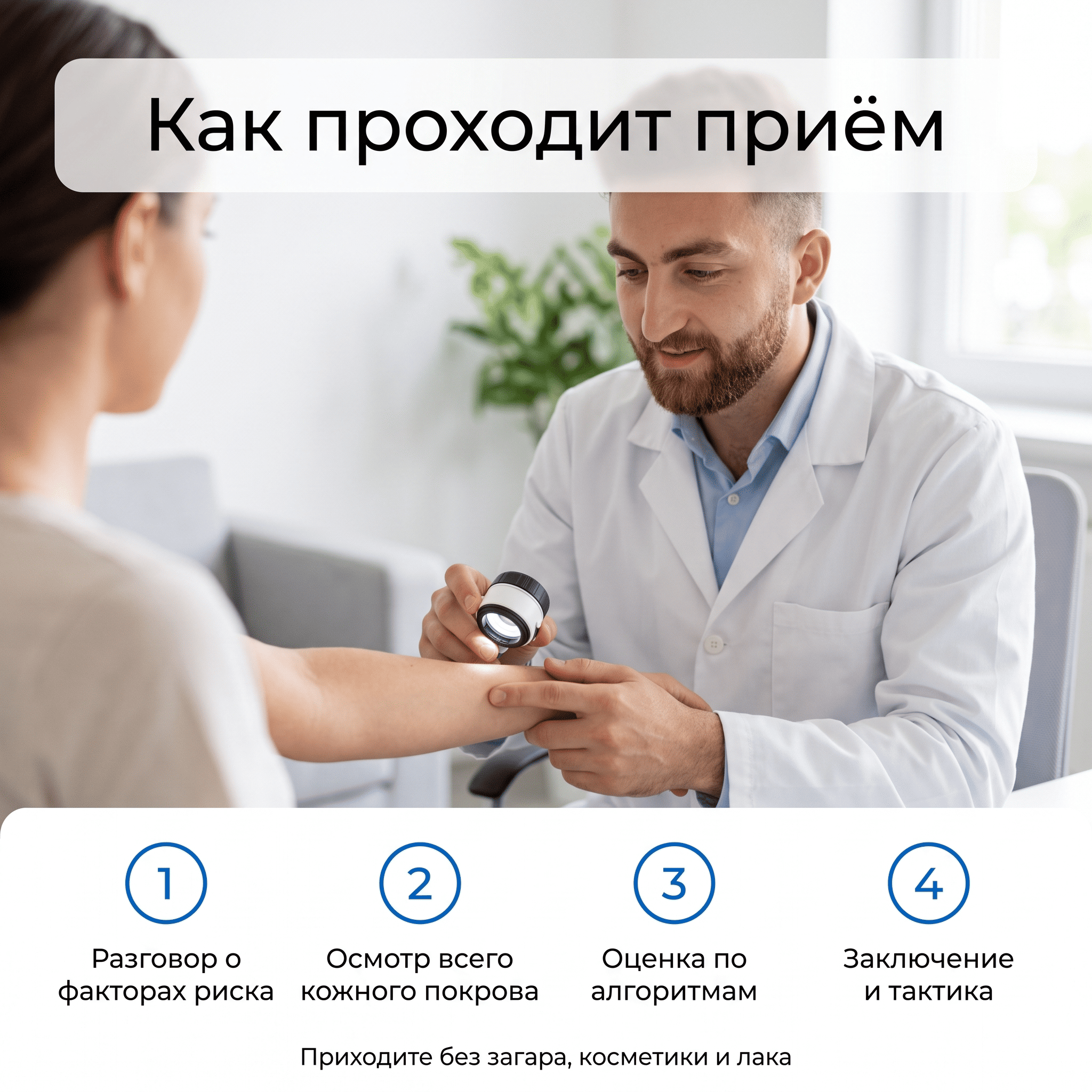 Как проходит дерматоскопия в клинике Витакор