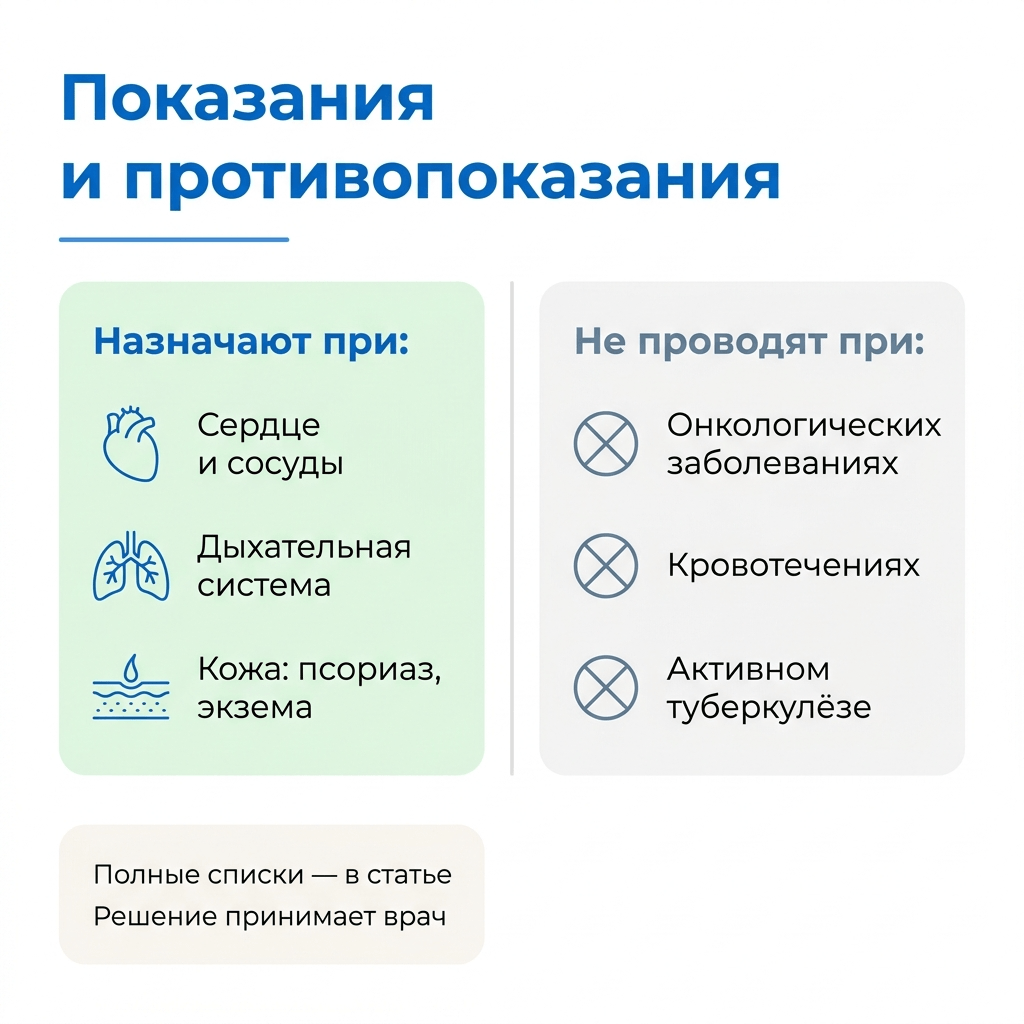 противопоказания к ВЛОК